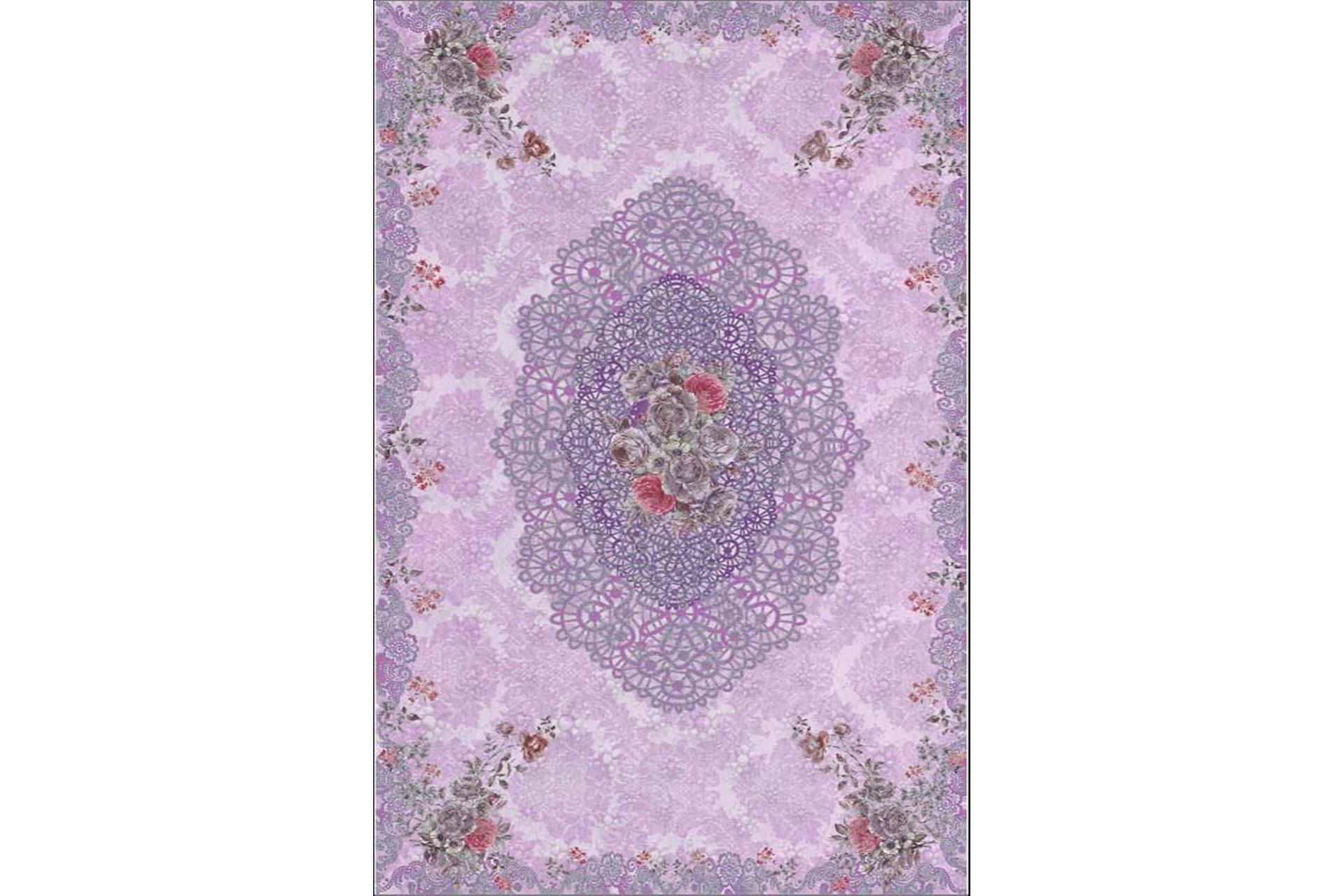 matta homefesto 180x280 cm - multifärgad/sammet