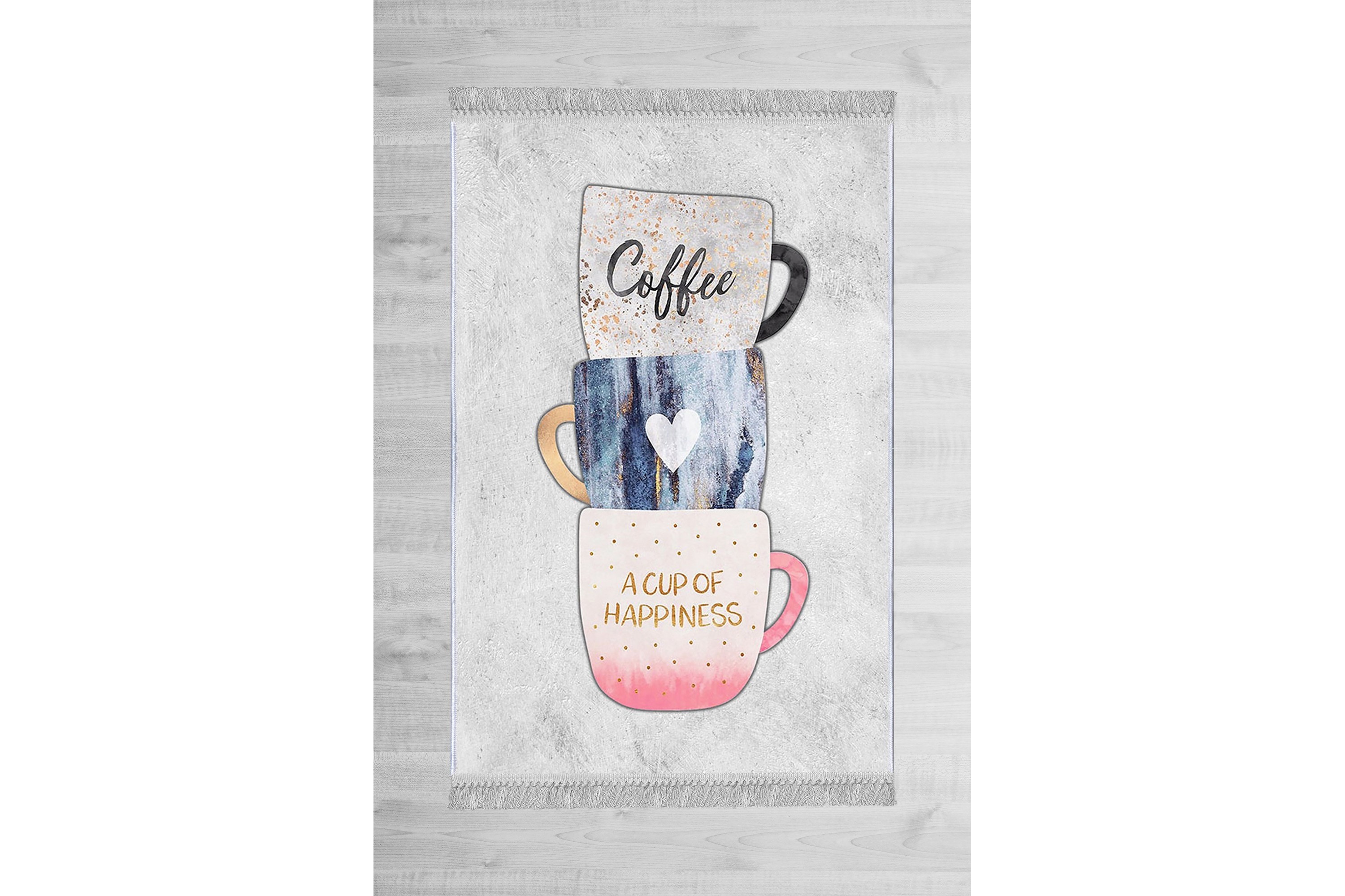 matta homefesto 180x280 cm - multifärgad/sammet