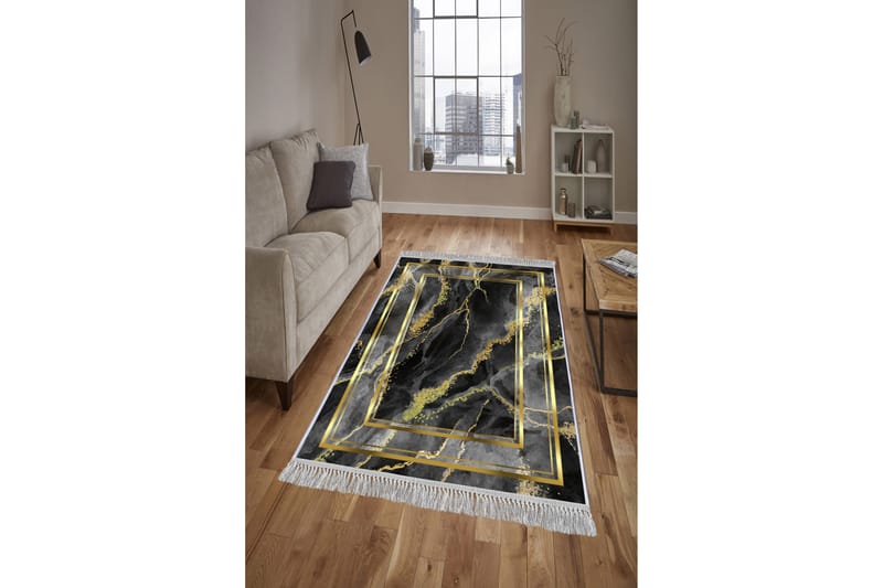 Matta Homefesto 80x120 cm - Multifärgad/Sammet - Persisk matta - Orientalisk matta