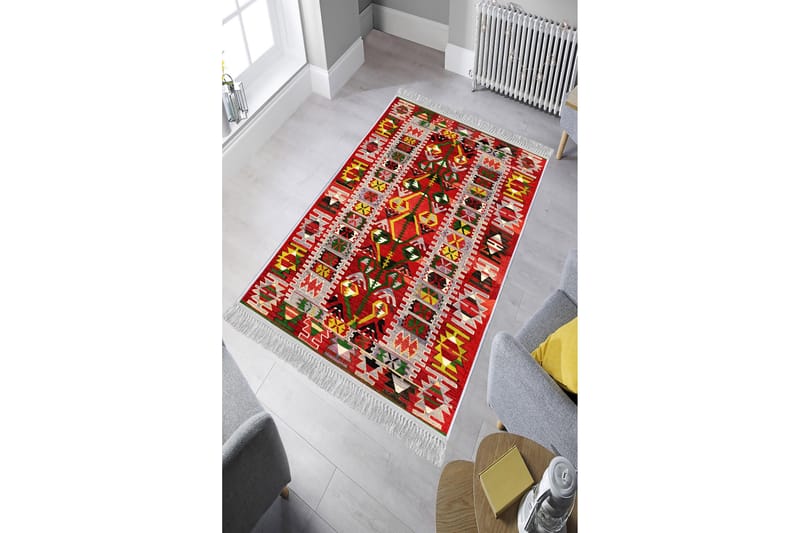 Matta Homefesto 80x120 cm - Multifärgad/Sammet - Textil & mattor - Matta - Orientalisk matta - Persisk matta