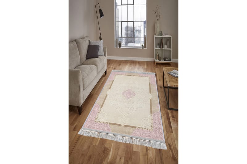 Matta Homefesto 80x120 cm - Multifärgad/Sammet - Persisk matta - Orientalisk matta