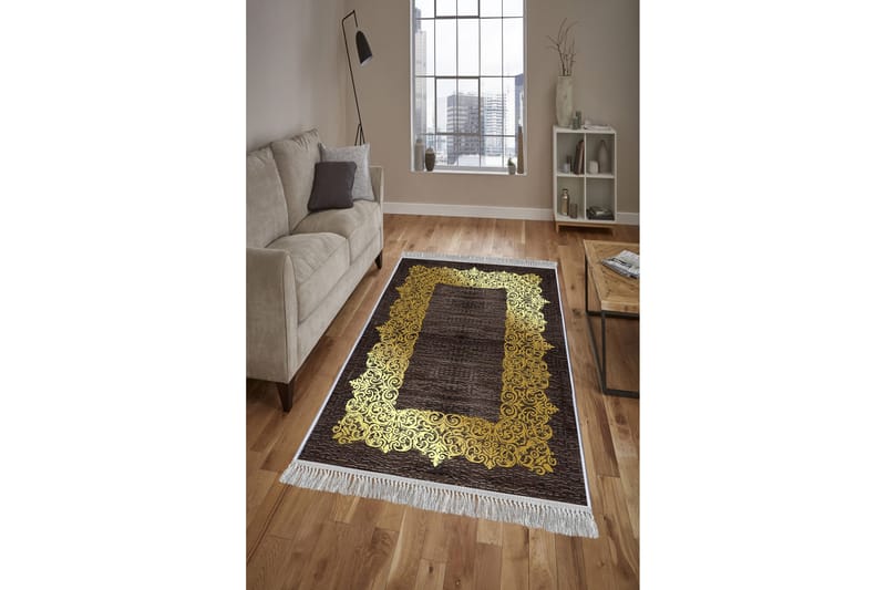 Matta Homefesto 80x120 cm - Multifärgad/Sammet - Persisk matta - Orientalisk matta