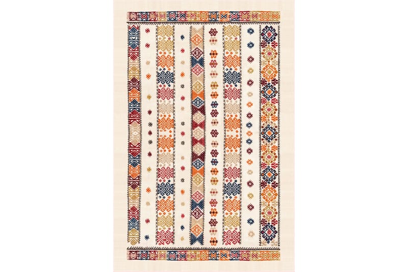 Matta Homefesto 80x120 cm - Multifärgad/Sammet - Textil & mattor - Matta - Orientalisk matta - Persisk matta