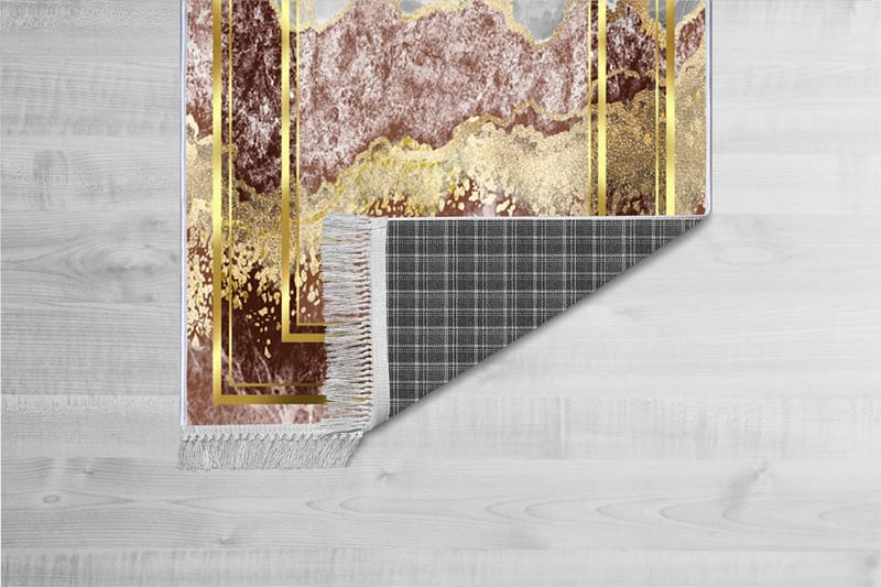 Matta Homefesto 80x120 cm - Multifärgad/Sammet - Persisk matta - Orientalisk matta