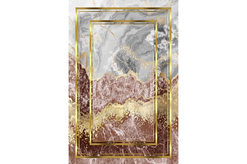 Matta Homefesto 80x120 cm - Multifärgad/Sammet - Textil & mattor - Matta - Orientalisk matta - Persisk matta