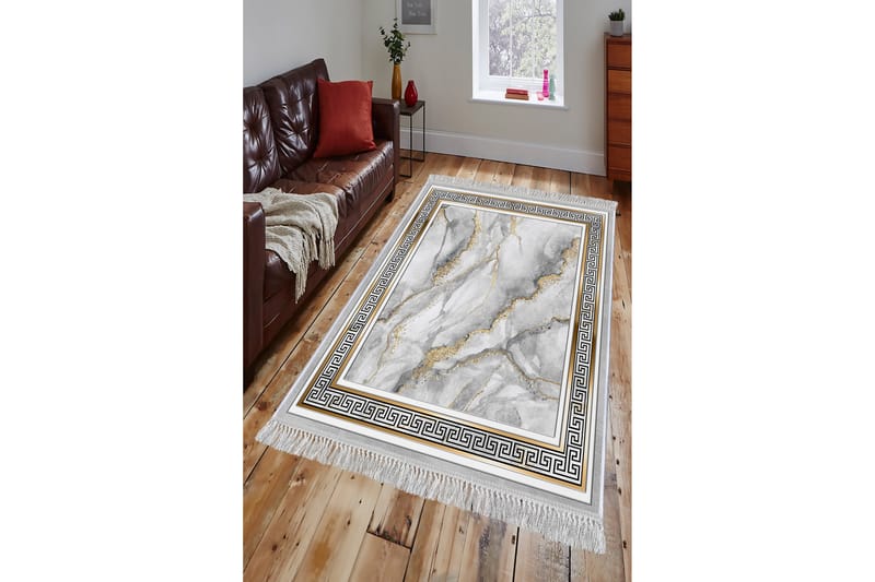 Matta Homefesto 80x120 cm - Multifärgad/Sammet - Persisk matta - Orientalisk matta