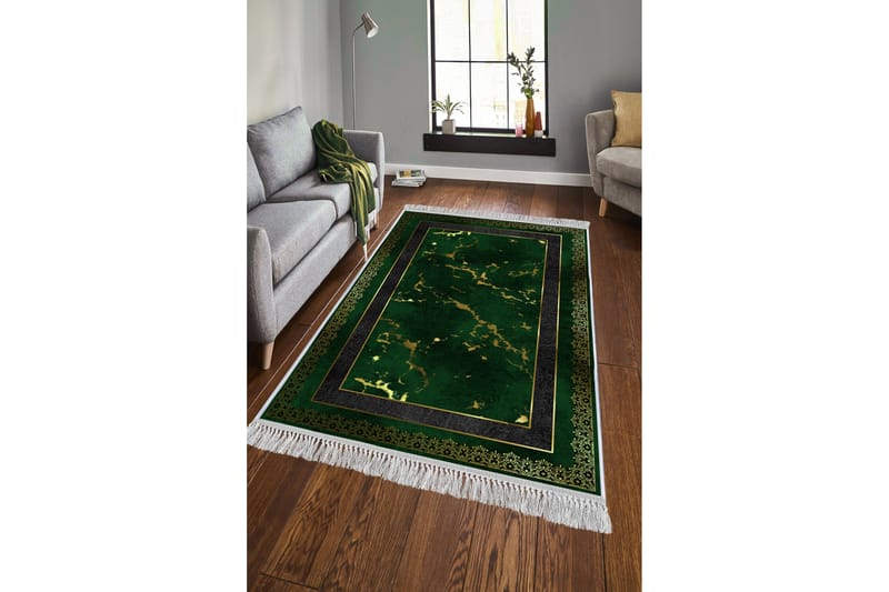 Matta Homefesto 80x120 cm - Multifärgad/Sammet - Persisk matta - Orientalisk matta