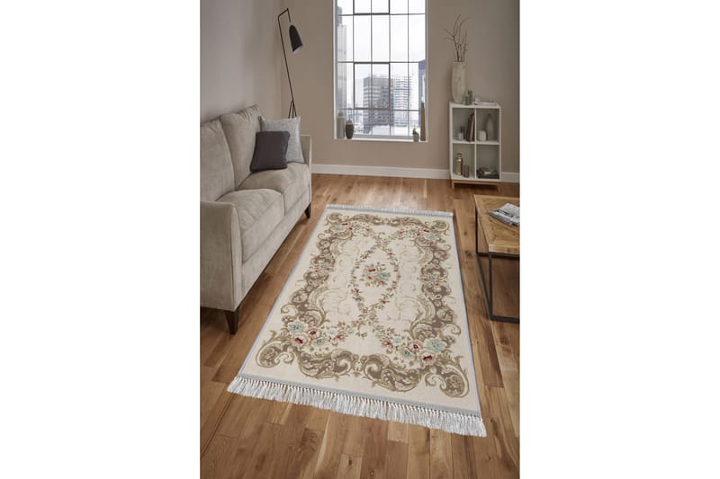 Matta Homefesto 80x120 cm - Multifärgad/Sammet - Persisk matta - Orientalisk matta