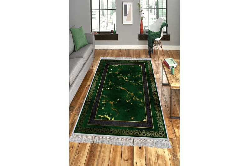 Matta Homefesto 80x120 cm - Multifärgad/Sammet - Persisk matta - Orientalisk matta