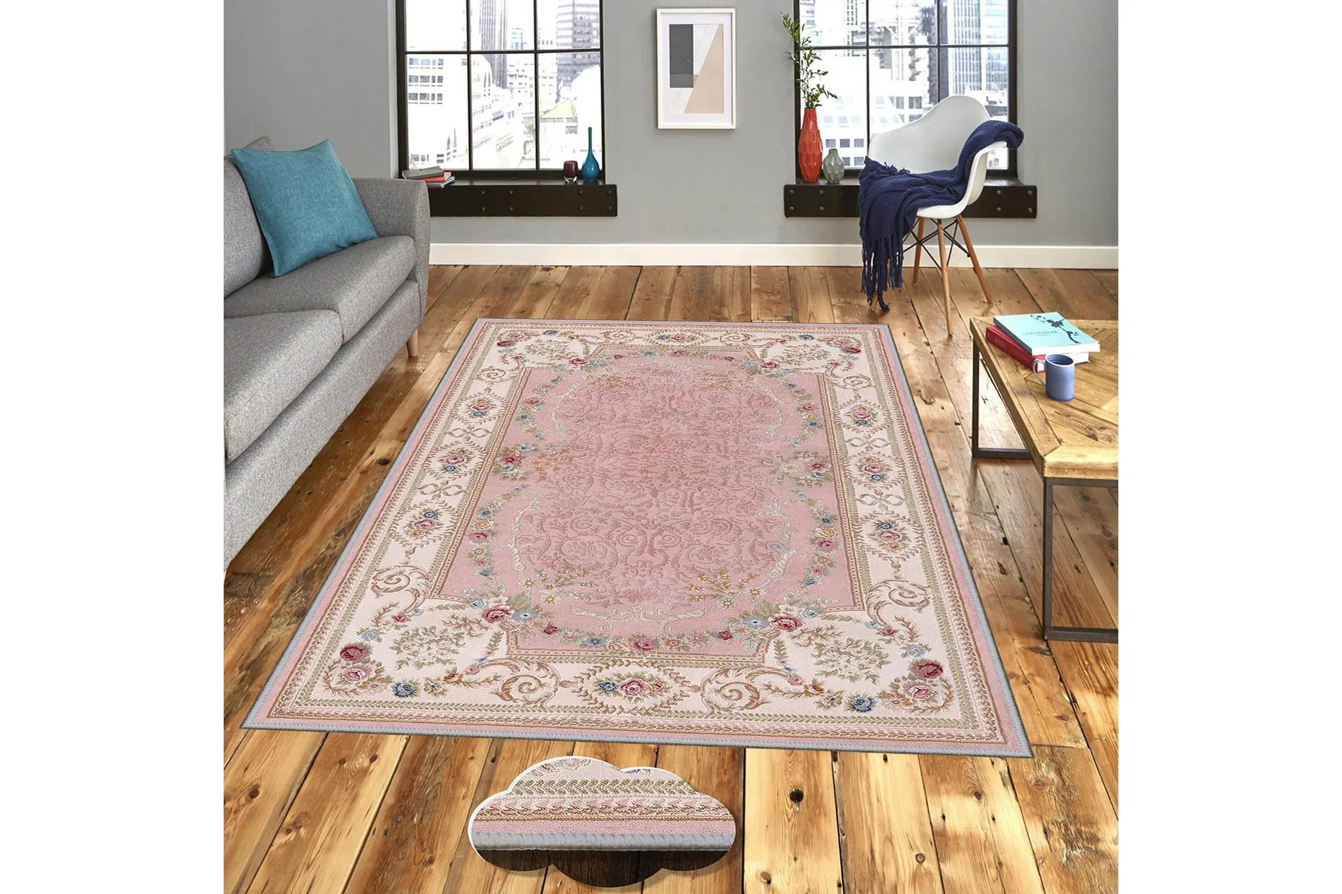 matta homefesto 80x120 cm - multifärgad