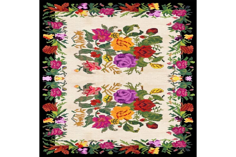 Matta Homefesto 80x150 cm - Multifärgad - Textil & mattor - Matta - Orientalisk matta - Persisk matta