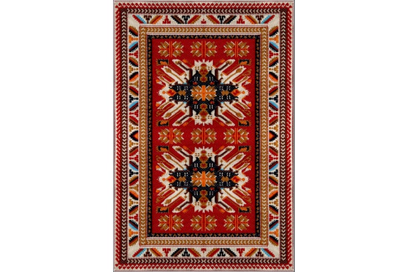 Matta Homefesto 80x150 cm - Multifärgad/Sammet - Textil & mattor - Matta - Orientalisk matta - Persisk matta
