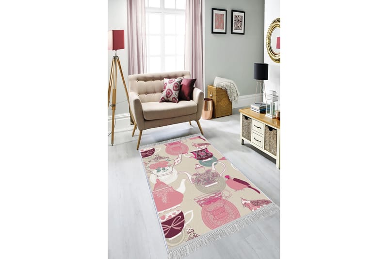 Matta Homefesto 80x150 cm - Multifärgad/Sammet - Textil & mattor - Matta - Orientalisk matta - Persisk matta