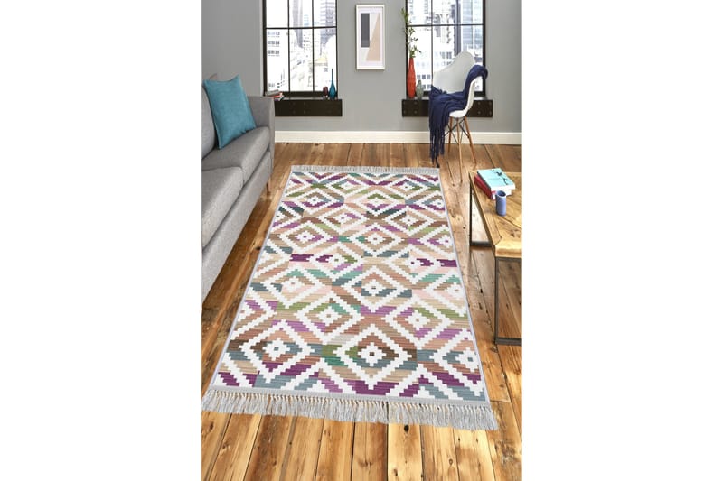 Matta Homefesto 80x150 cm - Multifärgad/Sammet - Textil & mattor - Matta - Orientalisk matta - Persisk matta