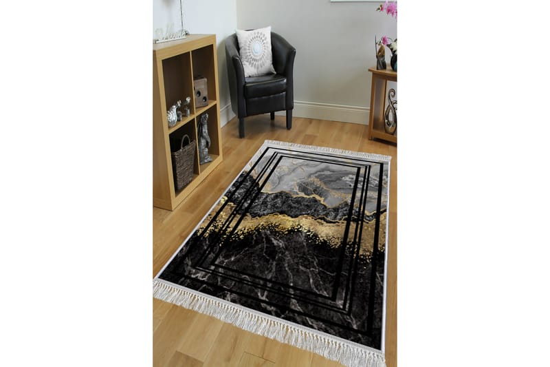 Matta Homefesto 80x150 cm - Multifärgad/Sammet - Persisk matta - Orientalisk matta