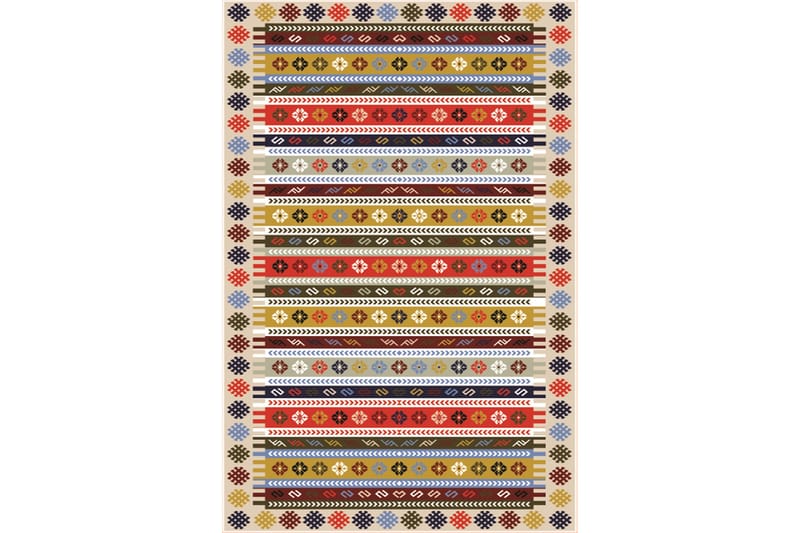 Matta Homefesto 80x150 cm - Multifärgad/Sammet - Textil & mattor - Matta - Orientalisk matta - Persisk matta