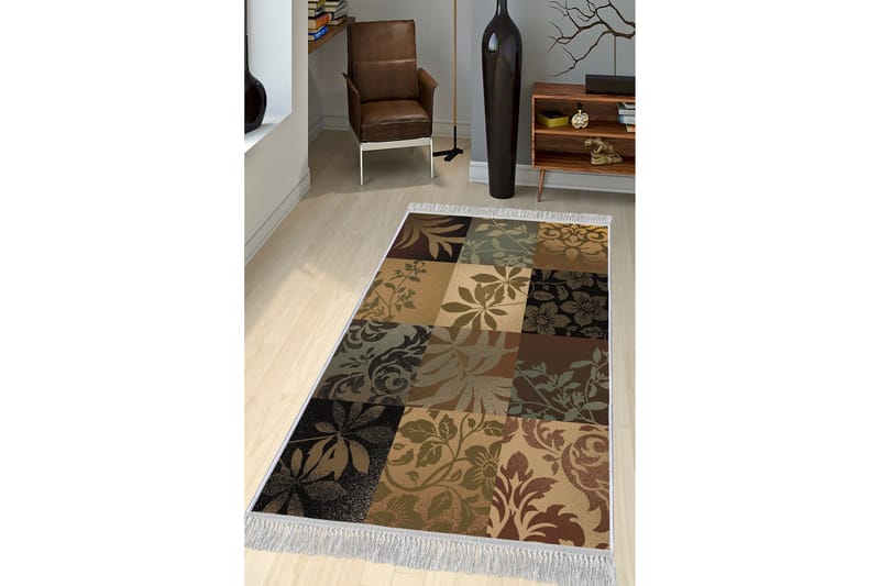 Matta Homefesto 80x150 cm - Multifärgad/Sammet - Textil & mattor - Matta - Orientalisk matta - Persisk matta