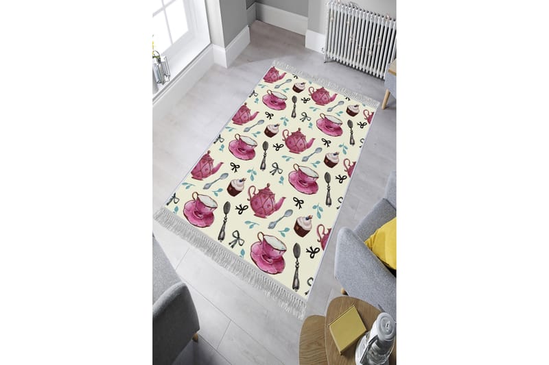 Matta Homefesto 80x150 cm - Multifärgad/Sammet - Textil & mattor - Matta - Orientalisk matta - Persisk matta