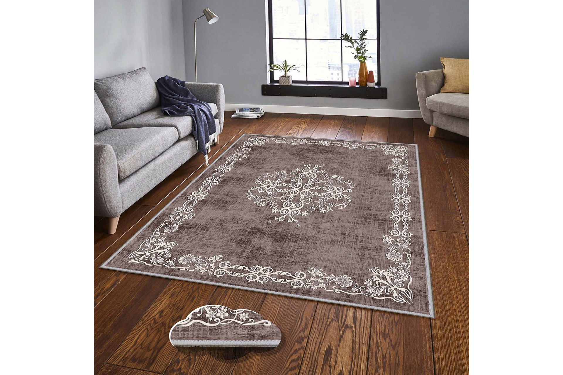 matta homefesto 80x150 cm - multifärgad