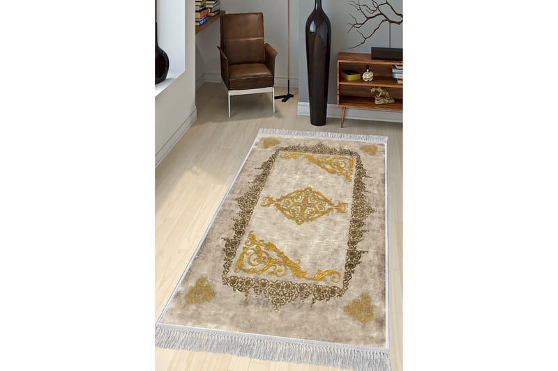 Matta Homefesto 80x200 cm - Multifärgad/Sammet - Persisk matta - Orientalisk matta