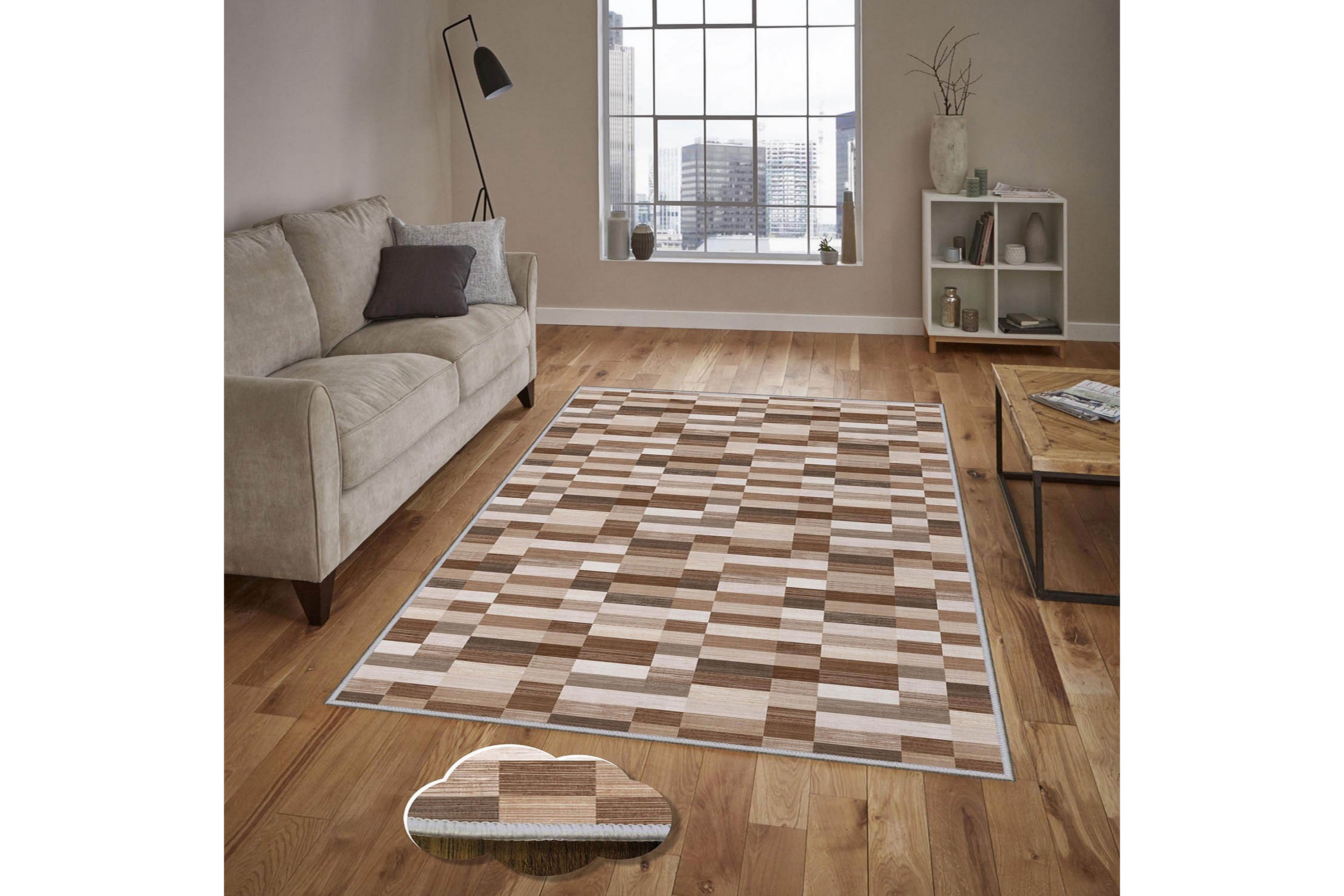 matta homefesto 80x200 cm - multifärgad