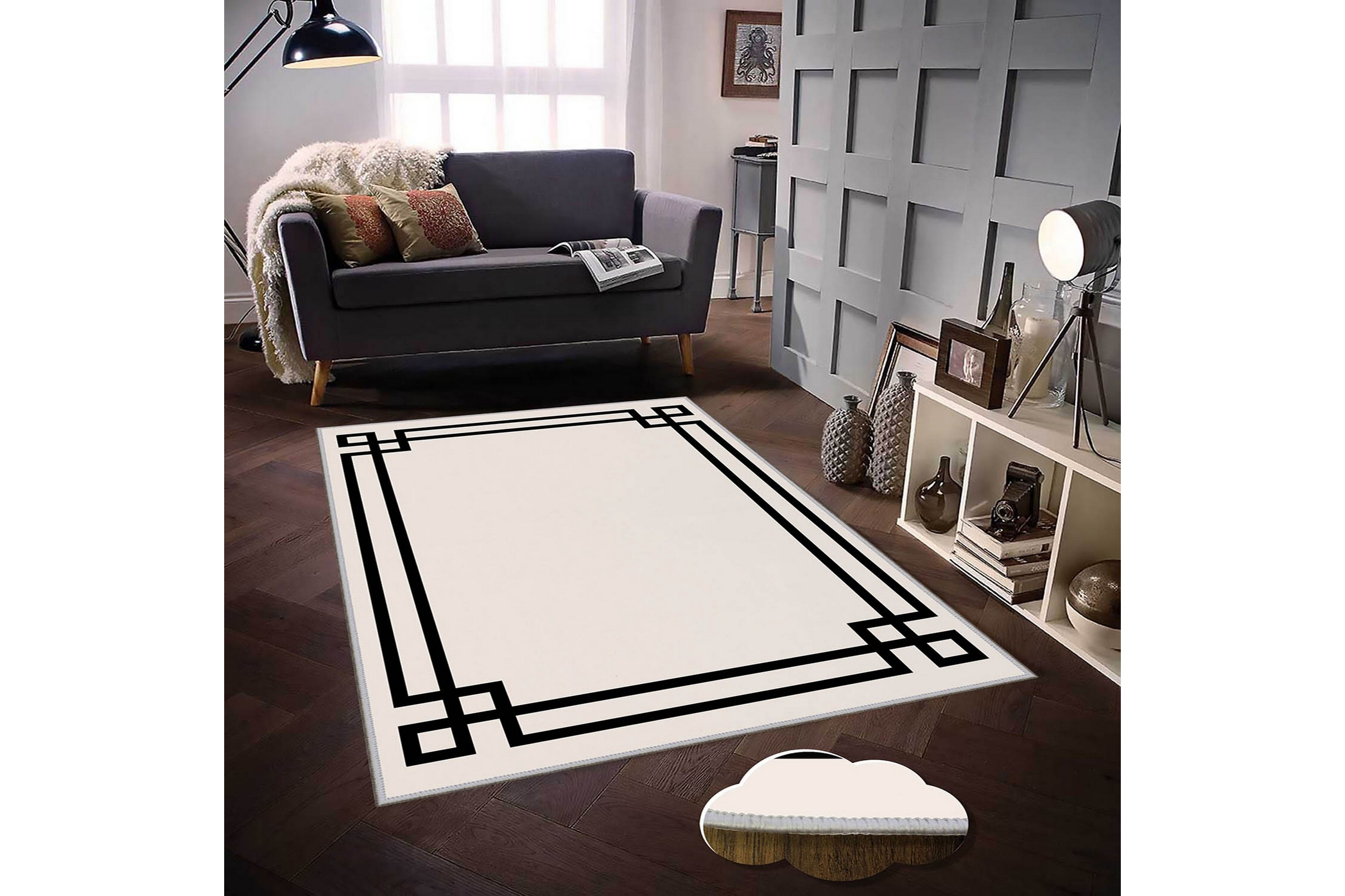 matta homefesto 80x200 cm - multifärgad