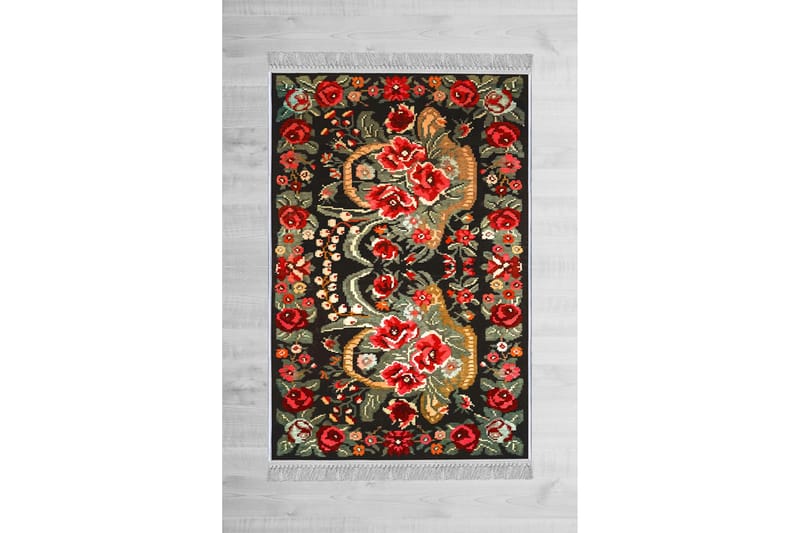 Matta Homefesto 80x300 cm - Multifärgad/Sammet - Persisk matta - Orientalisk matta