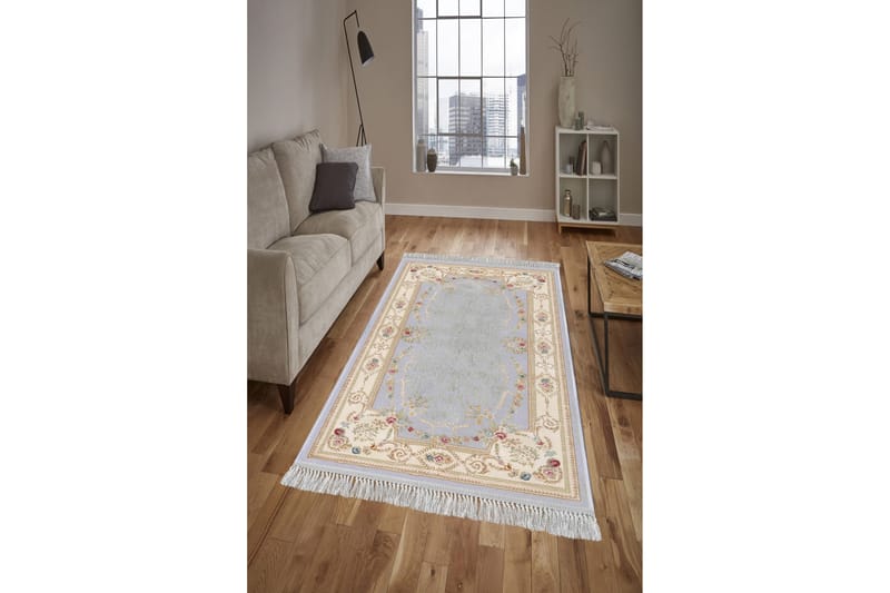 Matta Homefesto 80x300 cm - Multifärgad/Sammet - Persisk matta - Orientalisk matta