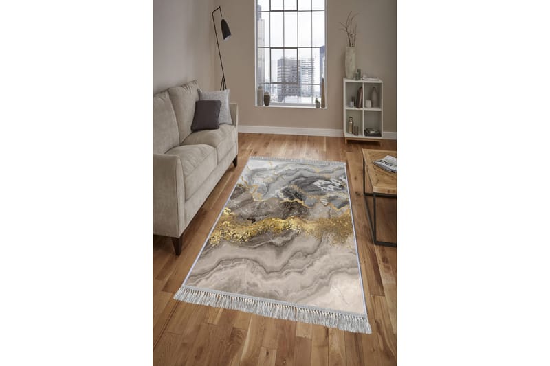 Matta Homefesto 80x300 cm - Multifärgad/Sammet - Orientalisk matta - Persisk matta