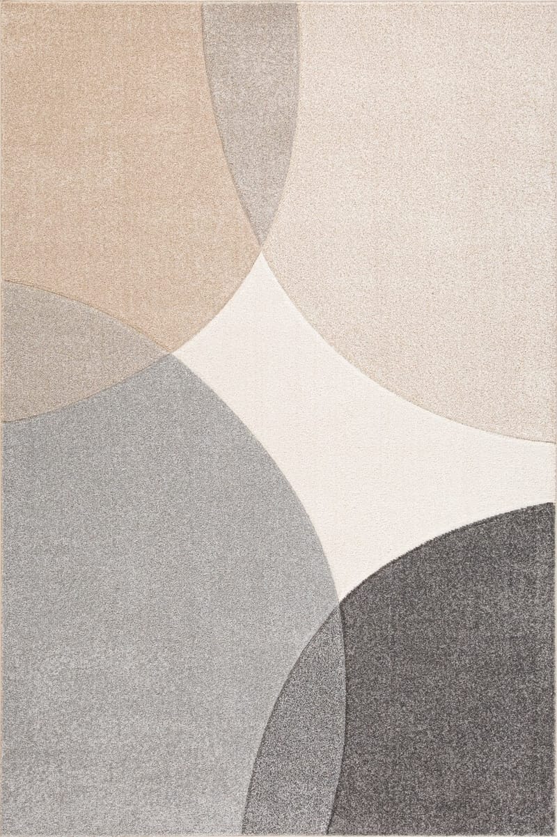 Matta Navon Carved 160x230 cm, Grå/Beige