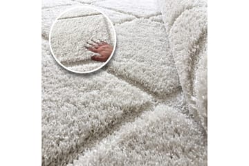 Matta Ruby 80x150 cm - Vit/Shagpile - Textil & mattor - Matta - Orientalisk matta - Persisk matta