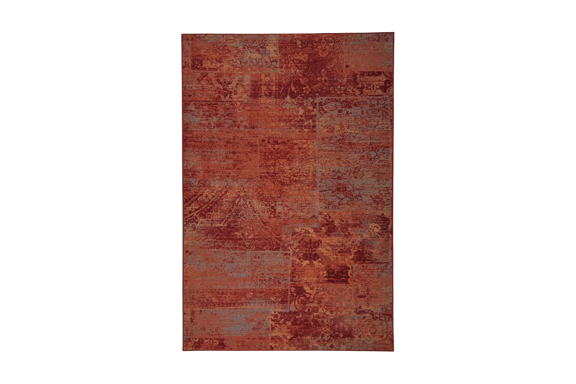 matta rustiikki 80x250 cm röd-orange - vm carpet