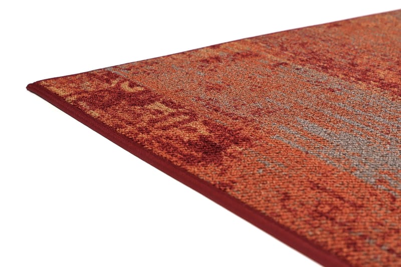 Matta Rustiikki Rund 133 cm Röd-orange - Vm Carpet - Persisk matta - Orientalisk matta