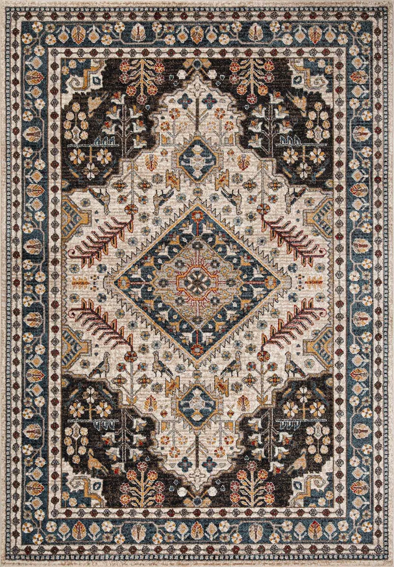 Matta Yelvi 200x285 cm - blå/beige - Textil & mattor - Matta - Orientalisk matta - Persisk matta