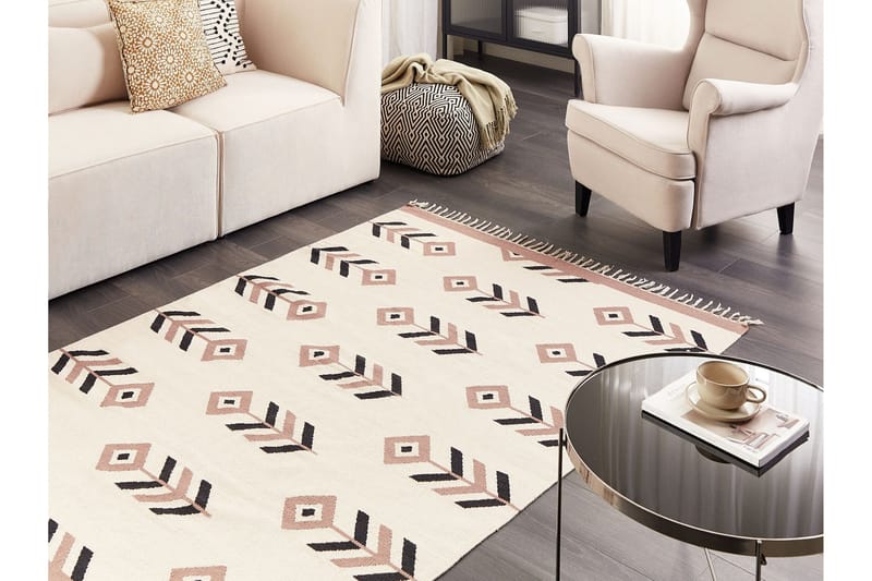 Niavan Kelimmatta 140x200 cm - Beige - Textil & mattor - Matta - Orientalisk matta - Kelimmatta