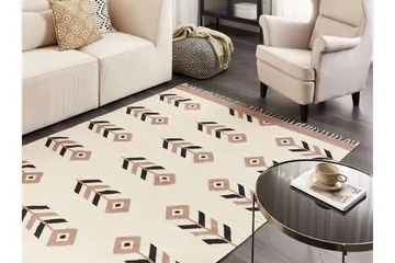 Niavan Kelimmatta 160x230 cm - Beige - Textil & mattor - Matta - Orientalisk matta - Kelimmatta