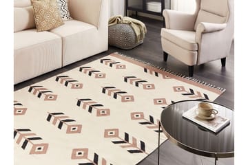 Niavan Kelimmatta 160x230 cm - Beige - Textil & mattor - Matta - Orientalisk matta - Kelimmatta