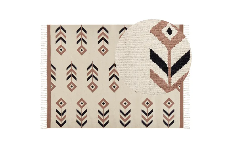 Niavan Kelimmatta 160x230 cm - Beige - Textil & mattor - Matta - Orientalisk matta - Kelimmatta