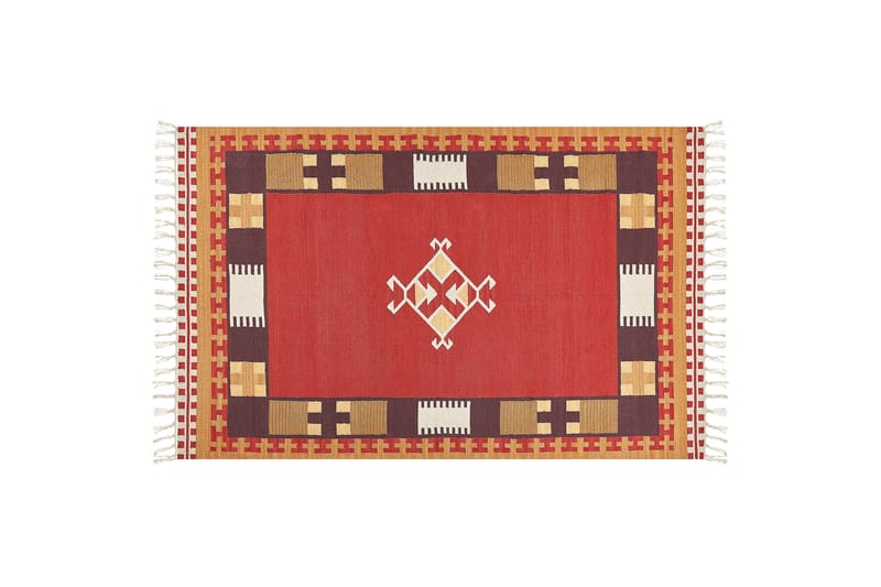 Parakar Kelimmatta 140x200 cm, Röd