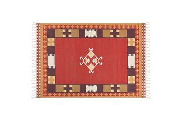 Parakar Kelimmatta 160x230 cm - Röd - Textil & mattor - Matta - Orientalisk matta - Kelimmatta