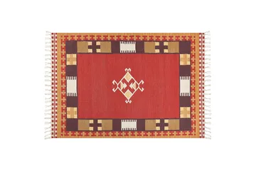 Parakar Kelimmatta 160x230 cm - Röd - Textil & mattor - Matta - Orientalisk matta - Kelimmatta