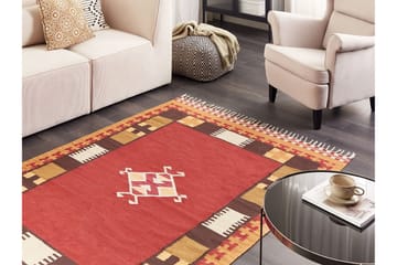 Parakar Kelimmatta 160x230 cm - Röd - Textil & mattor - Matta - Orientalisk matta - Kelimmatta