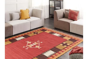 Parakar Kelimmatta 200x300 cm - Röd - Textil & mattor - Matta - Orientalisk matta - Kelimmatta