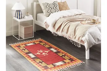 Parakar Kelimmatta 80x150 cm - Röd - Textil & mattor - Matta - Orientalisk matta - Kelimmatta