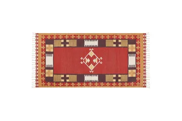 Parakar Kelimmatta 80x150 cm - Röd - Textil & mattor - Matta - Orientalisk matta - Kelimmatta