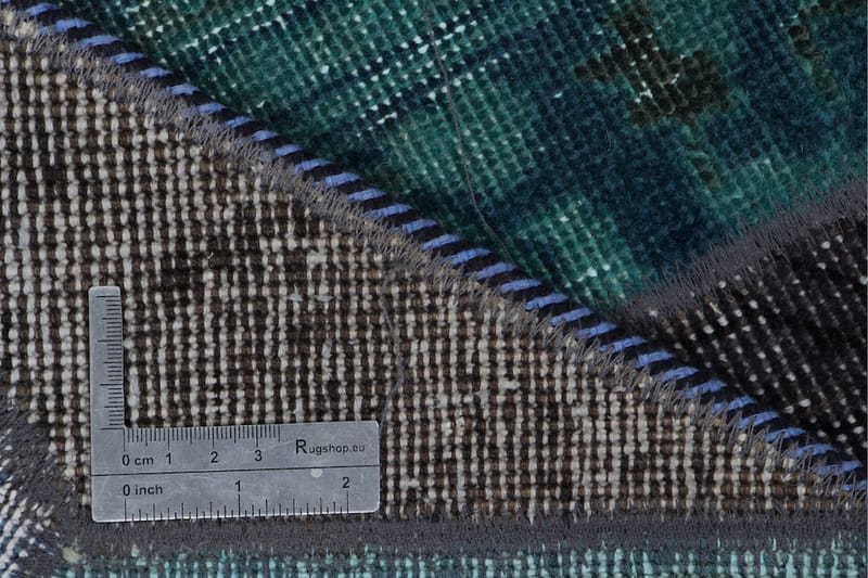 Handknuten Patchworkmatta Ull/Garn Flerfärgad 179x244cm - Flerfärgad - Patchwork matta