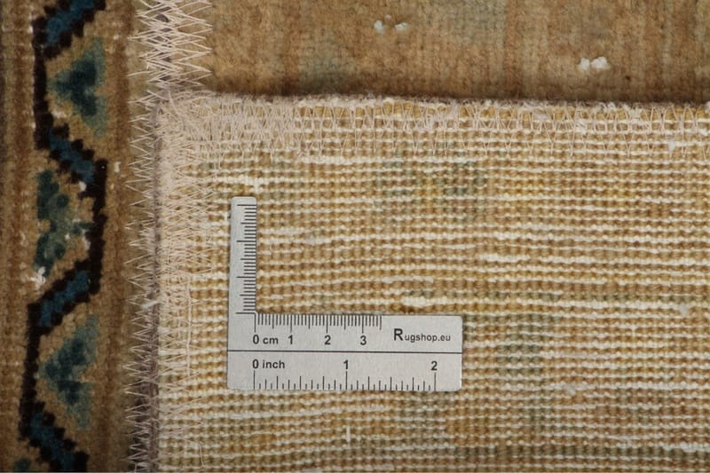 Handknuten Patchworkmatta Ull/Garn Flerfärgad 128x190cm - Flerfärgad - Patchwork matta