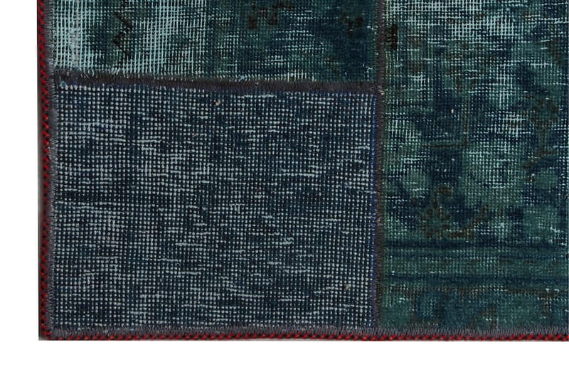 Handknuten Patchworkmatta Ull/Garn Flerfärgad 182x267cm - Flerfärgad - Patchwork matta