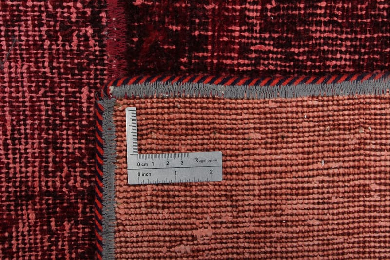 Handknuten Patchworkmatta Ull/Garn Flerfärgad 182x243cm - Flerfärgad - Patchwork matta