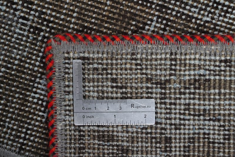 Handknuten Patchworkmatta Ull/Garn Flerfärgad 185x244cm - Flerfärgad - Patchwork matta